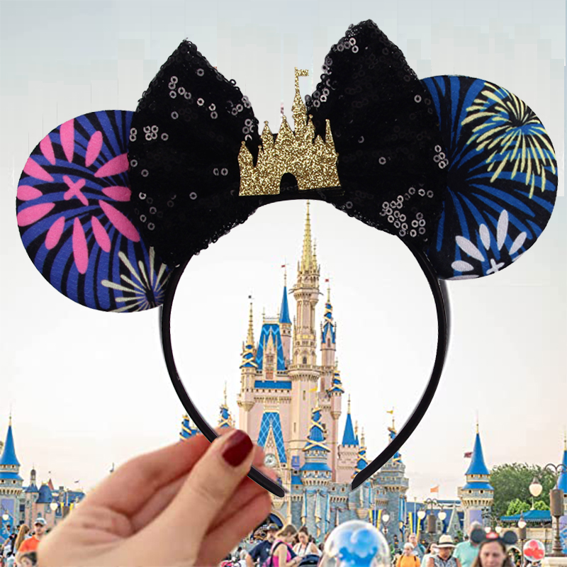 Reindeer Antlers Headband - Disney Castle Mickey Mouse Ears Headband