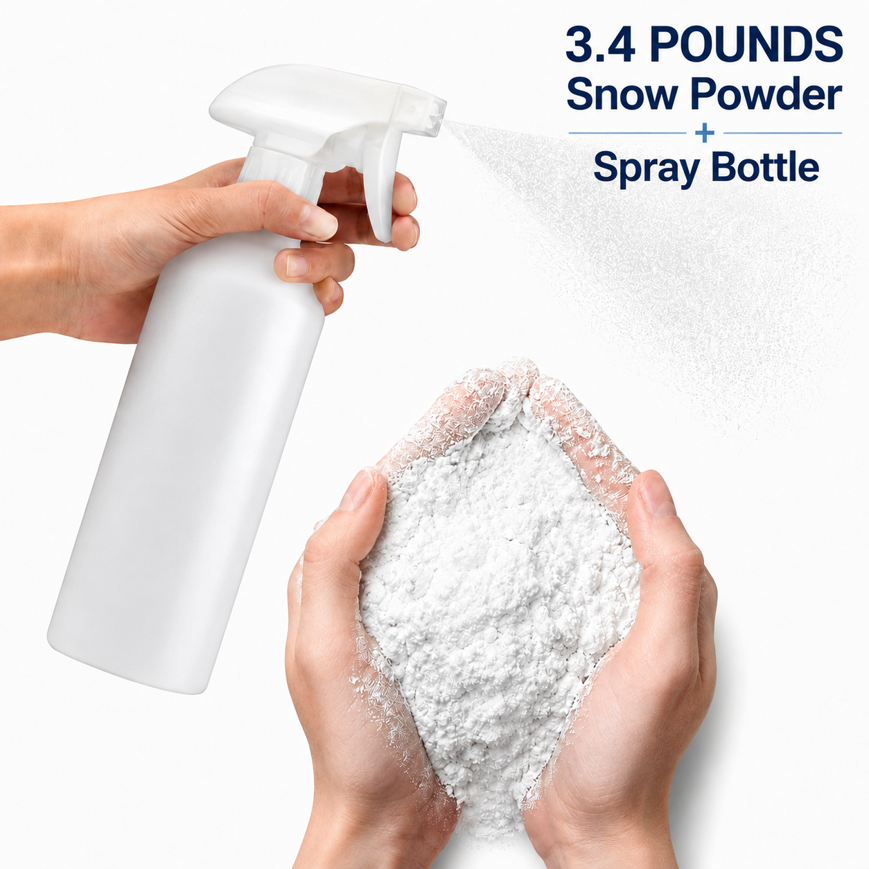 3.4 Lbs Artificial Snow Flocki - Christmas Wreath Fake incelemesi ve fiyatı