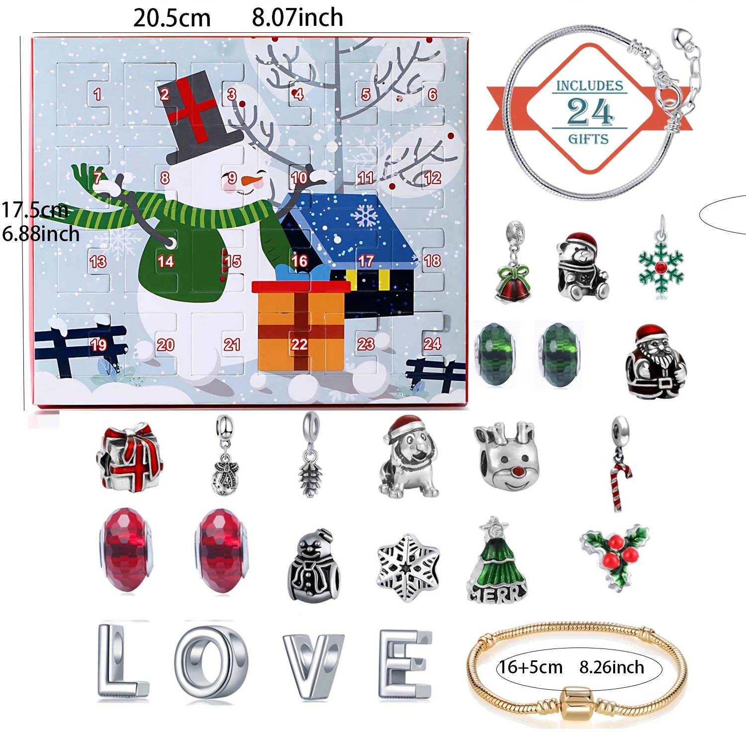 Snowman Christmas Advent Calen - Advent Calendar Gift incelemesi ve fiyatı