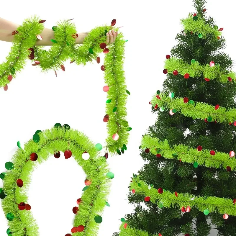 2M Length Christmas Tinsel Gar - Tinsel Garland Decoration incelemesi ve fiyatı