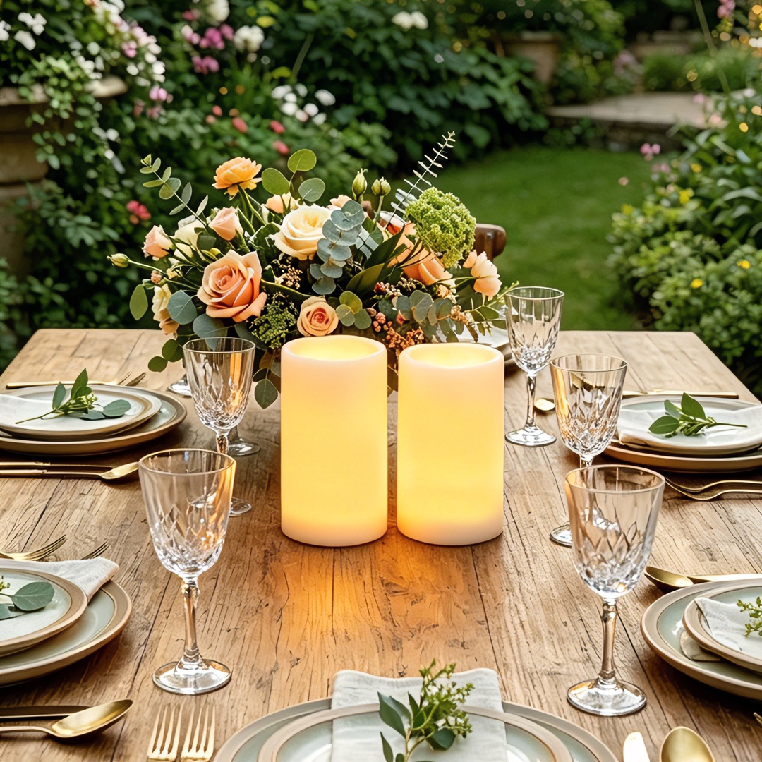 Flameless LED Pillar Candle Wa - Holiday Candle Set incelemesi ve fiyatı