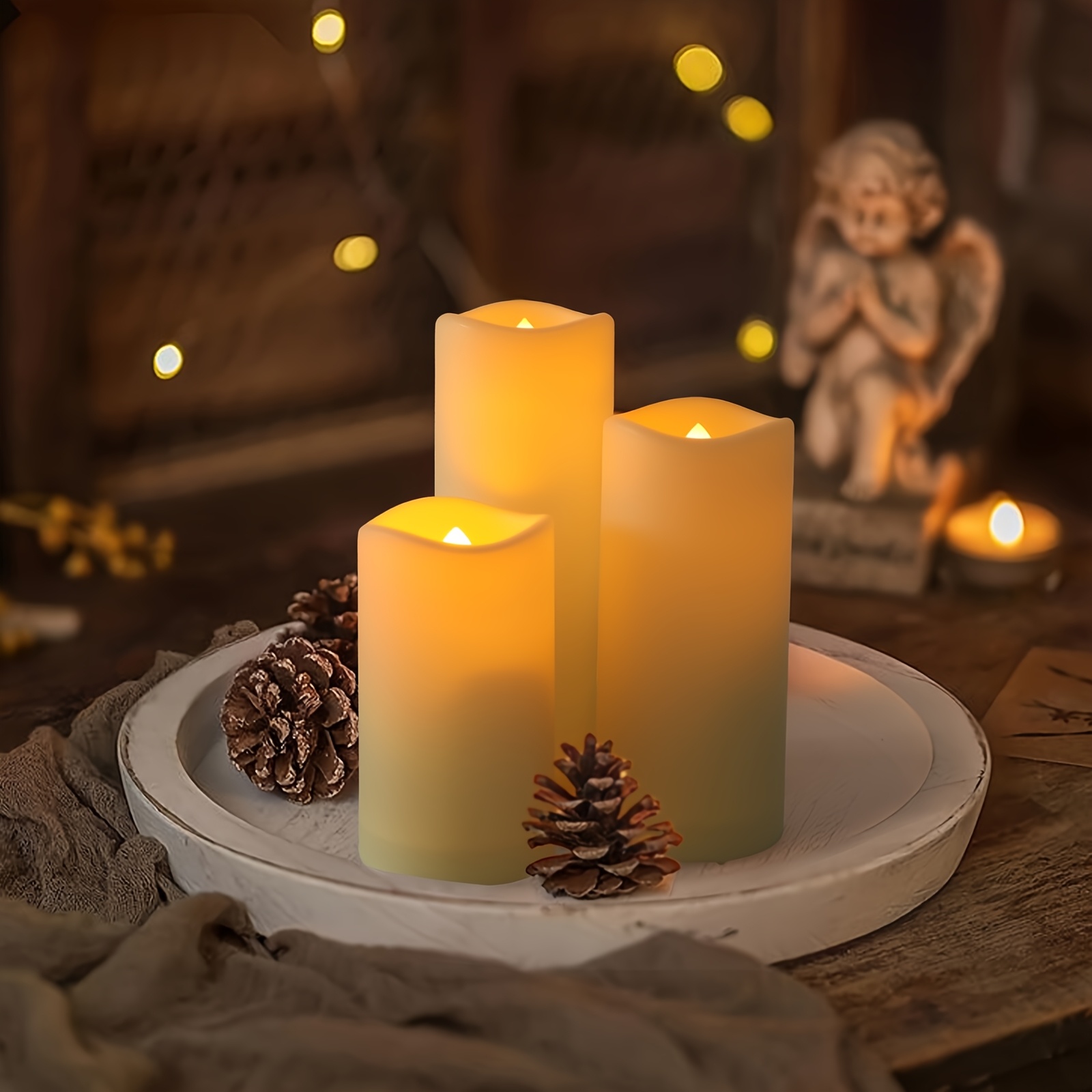 72-Piece Flameless Flickering  - Holiday Candle Set incelemesi ve fiyatı