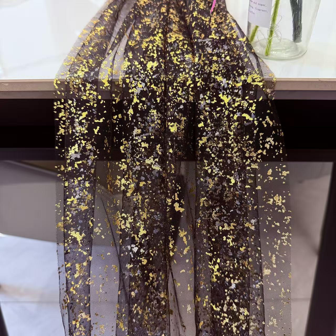 Black Gold Table Runner Hot St - Christmas Table Runner incelemesi ve fiyatı