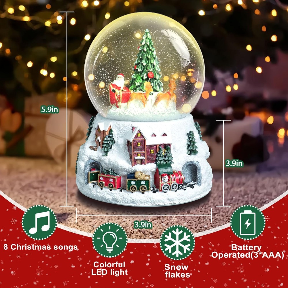 5.9-Inch Musical Snow Globe wi - Snow Globe Musical incelemesi ve fiyatı