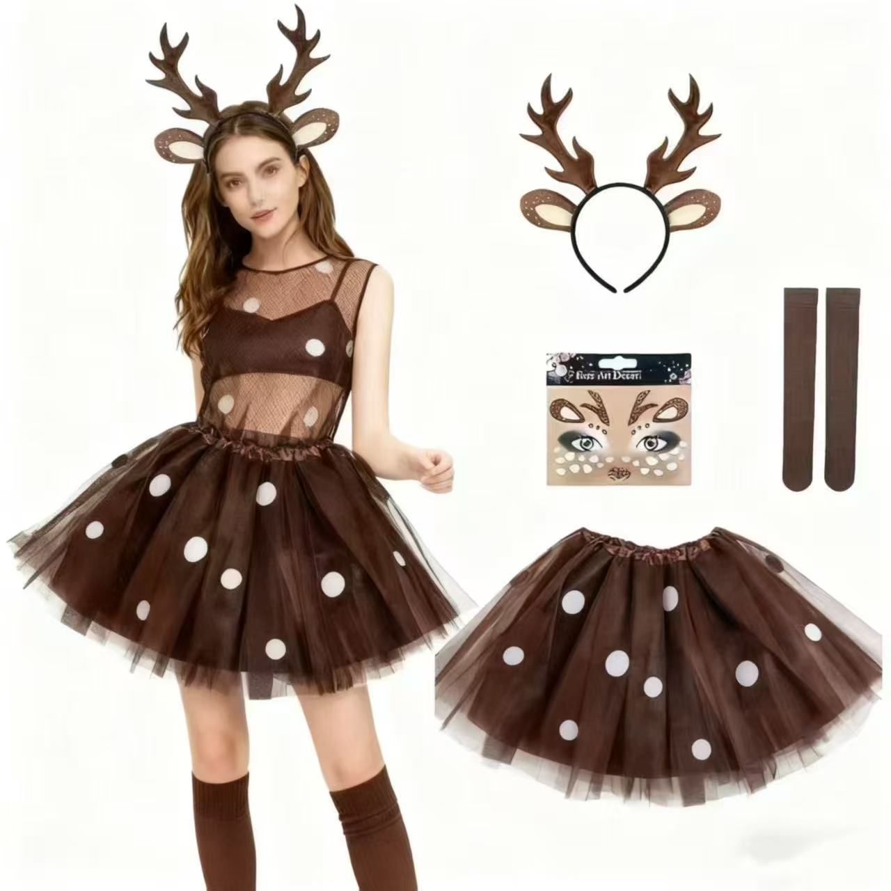 Reindeer Costume Set Antler He - Reindeer Antlers Headband incelemesi ve fiyatı