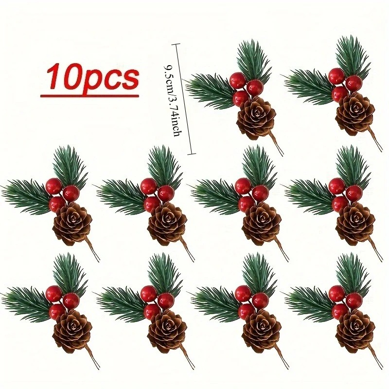 10pcs Set of Artificial Pine C - Christmas Tree Artificial incelemesi ve fiyatı