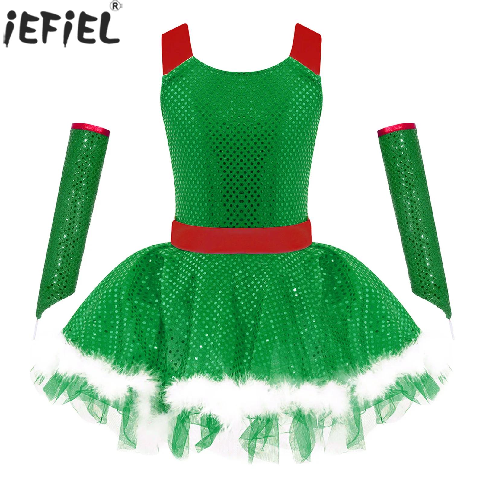 Kids Girls Christmas Shiny Seq - Elf Costume Christmas incelemesi ve fiyatı