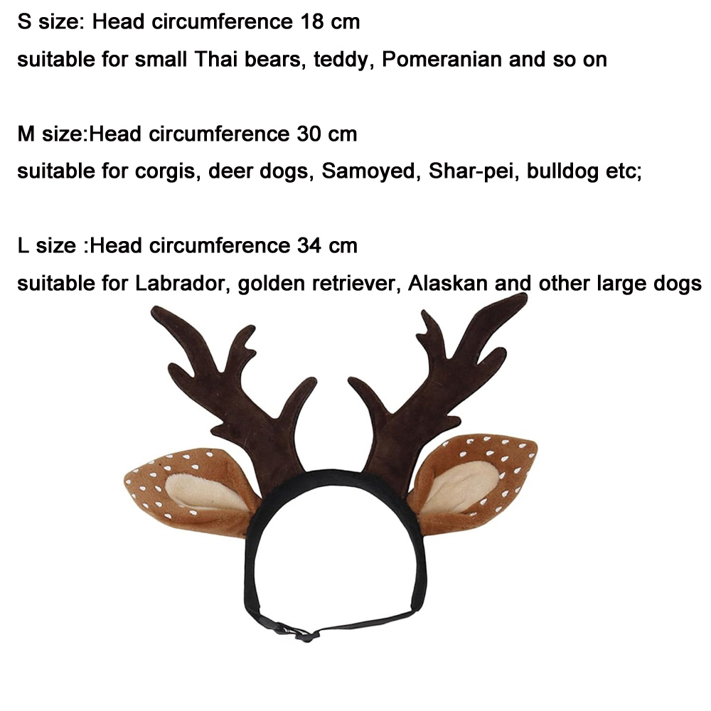 Dogs Headbands Deer Costume Ha - Reindeer Antlers Headband incelemesi ve fiyatı